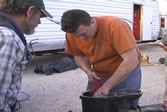 Kevin with his transfer case